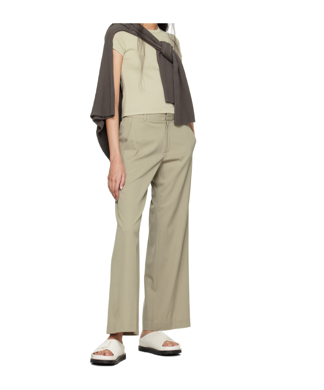 St Agni Green Carter Trousers