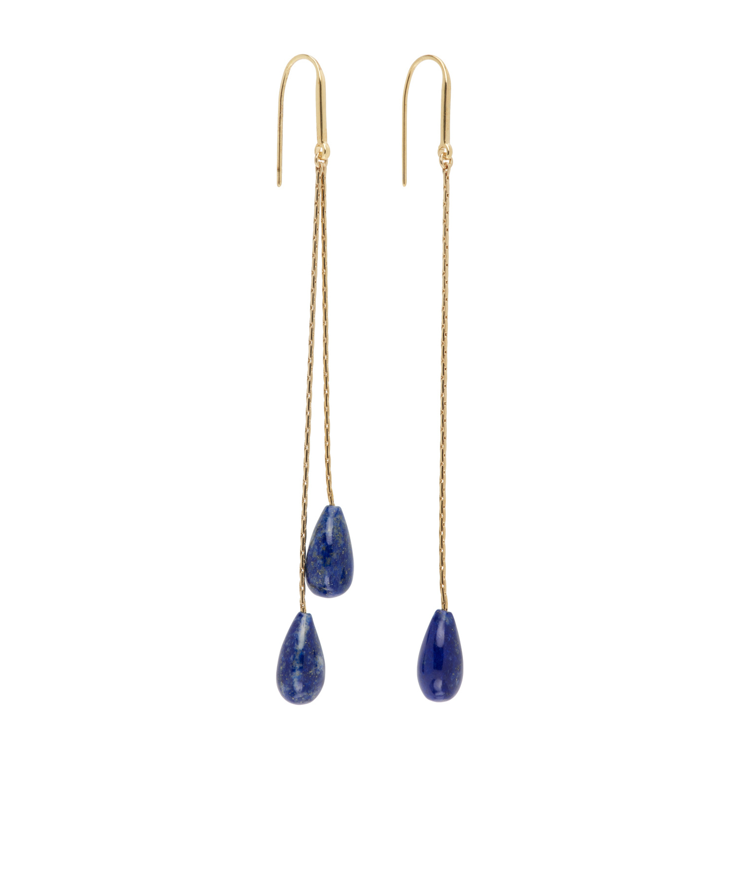 Isabel Marant Gold Small Gem Earrings In Yellow