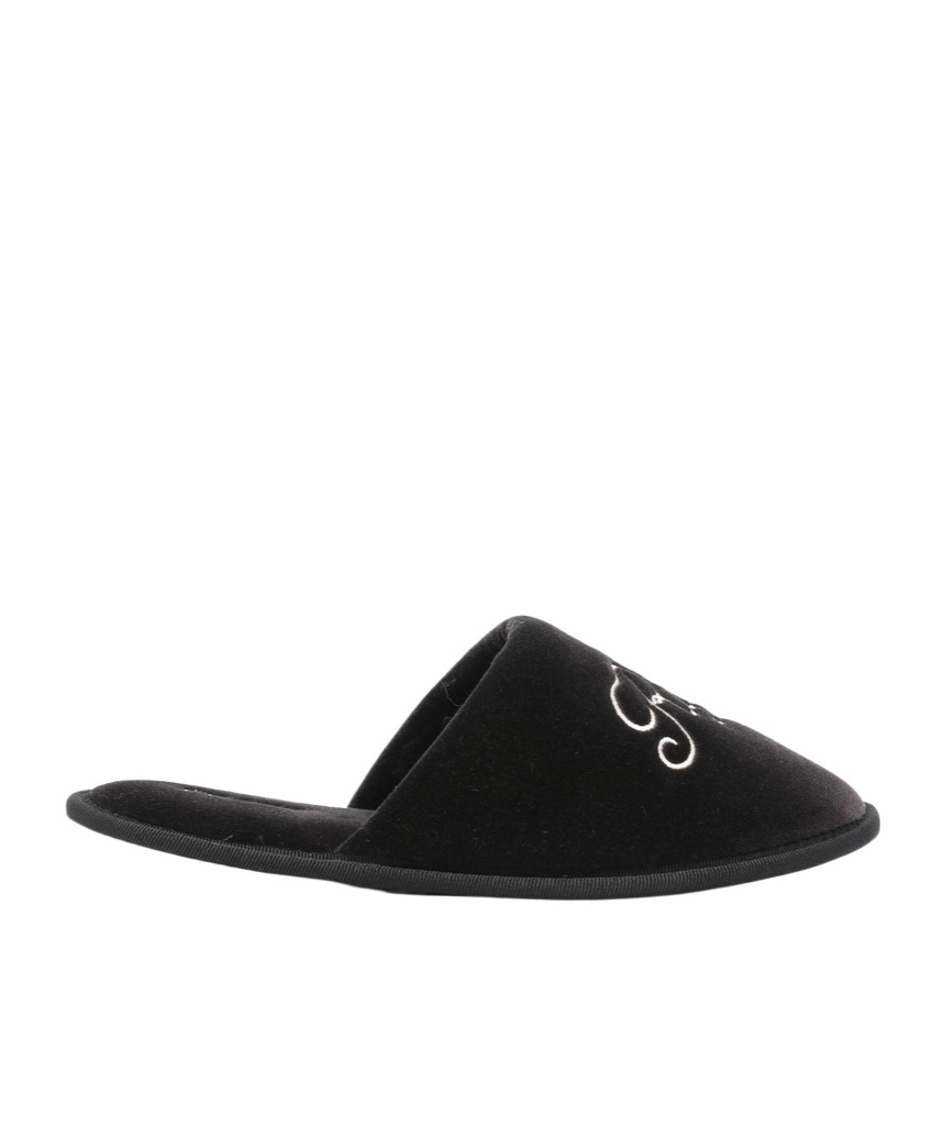 Frame Flat Sandals In Black