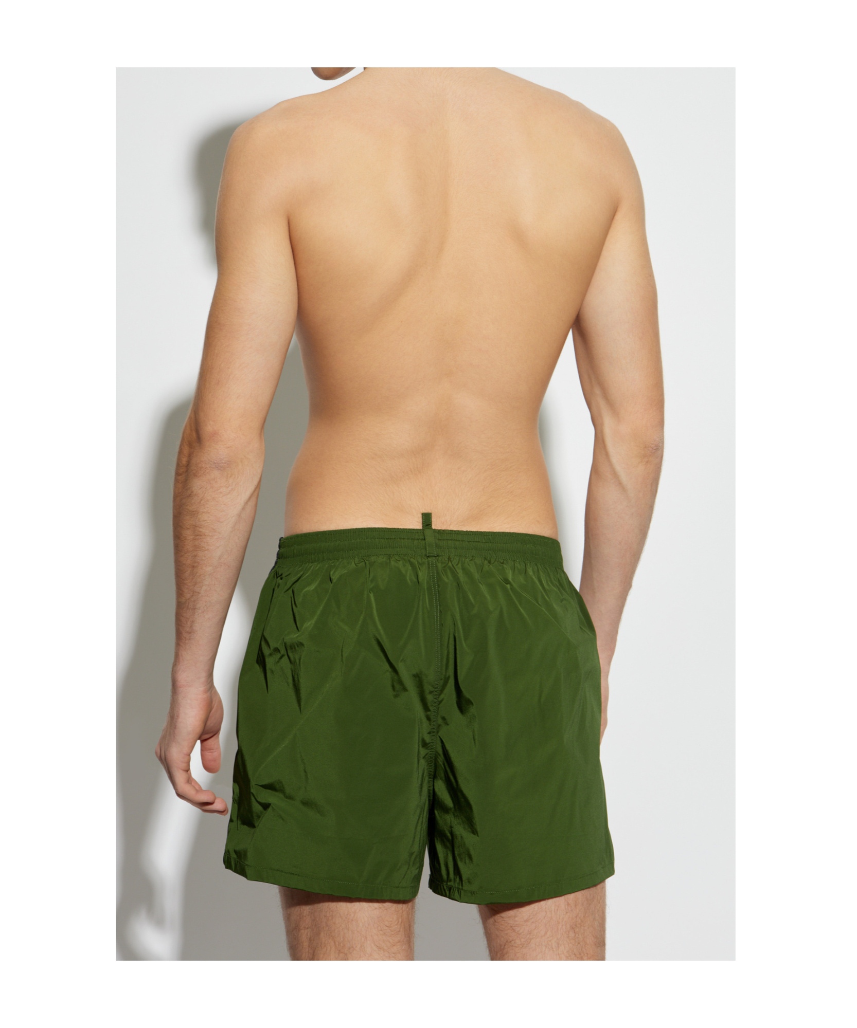 Dsquared2 Elastic Waist Shorts In Green