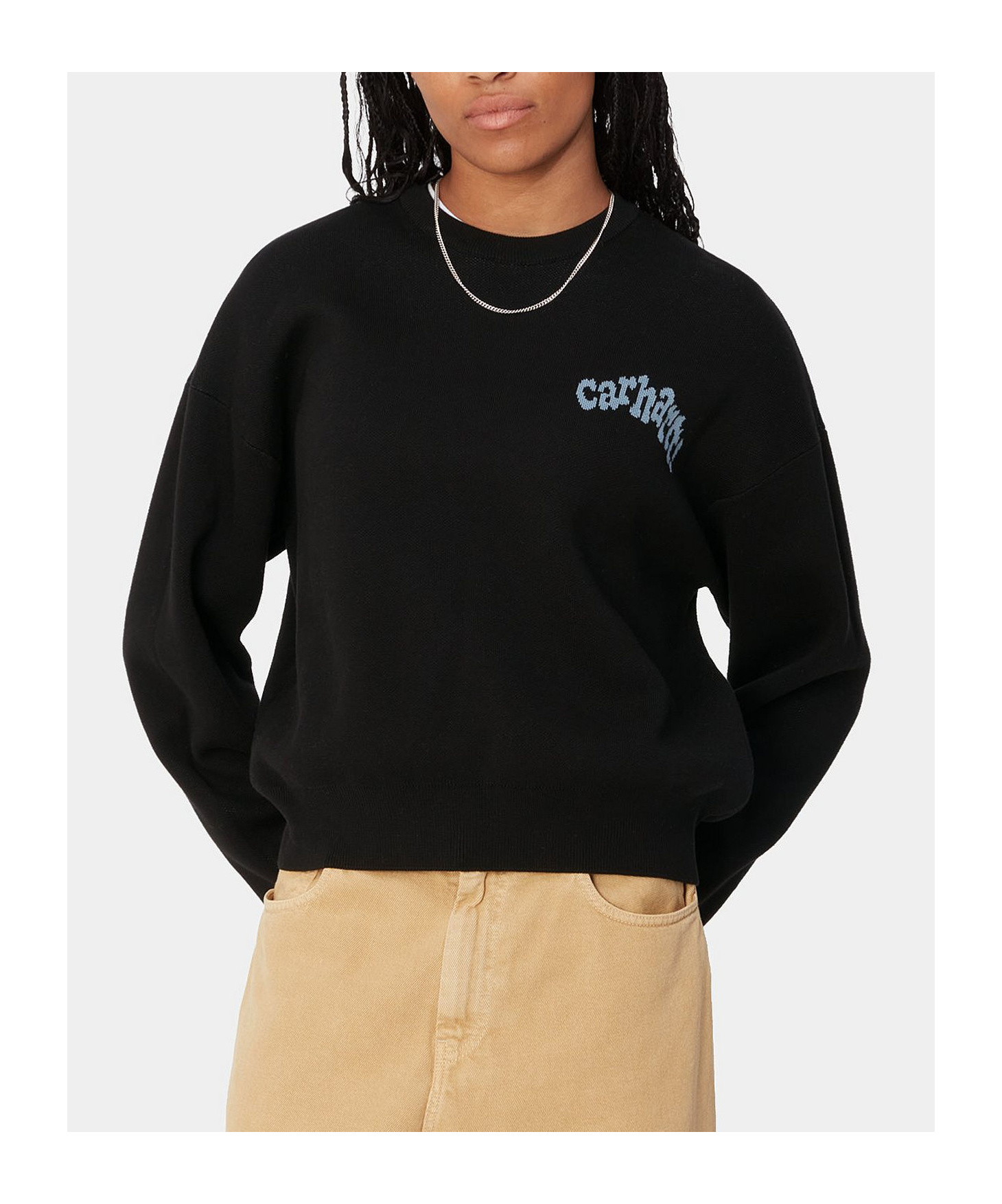 Carhartt Long-sleeved Sweater In Black