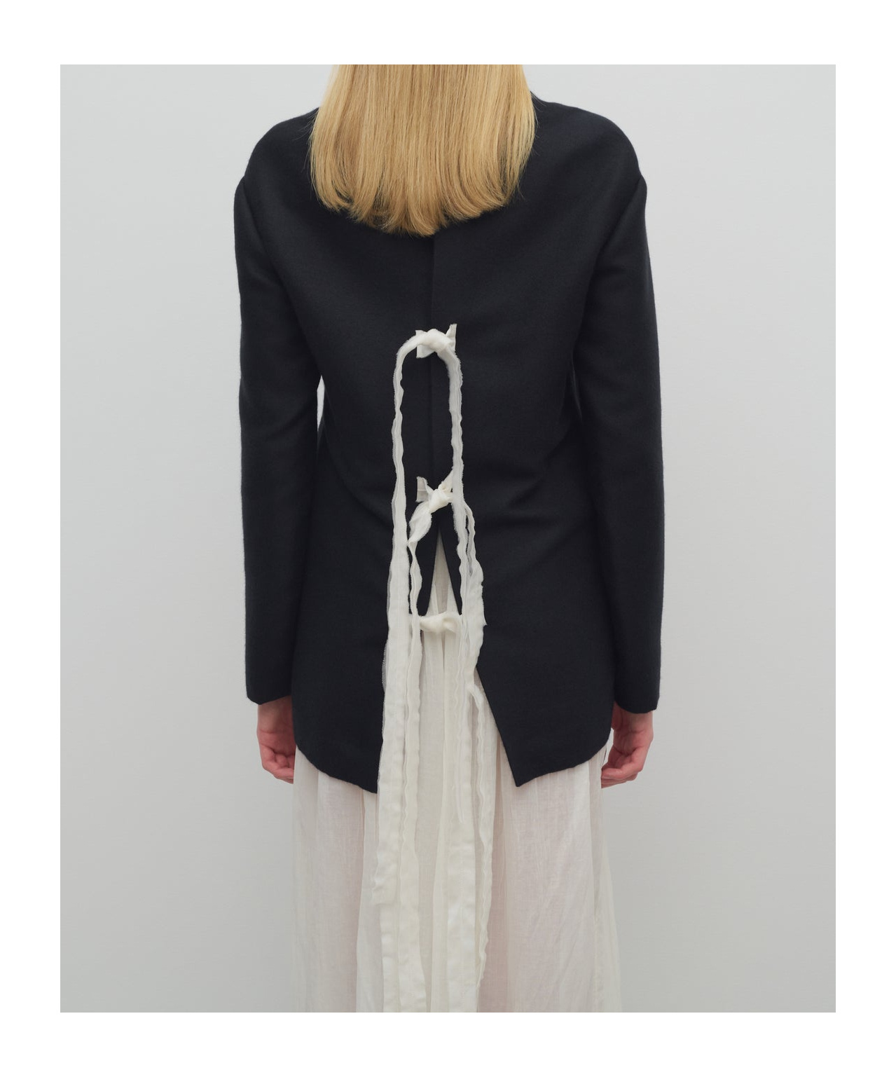 The Row Guri Cashmere Silk Top In Black