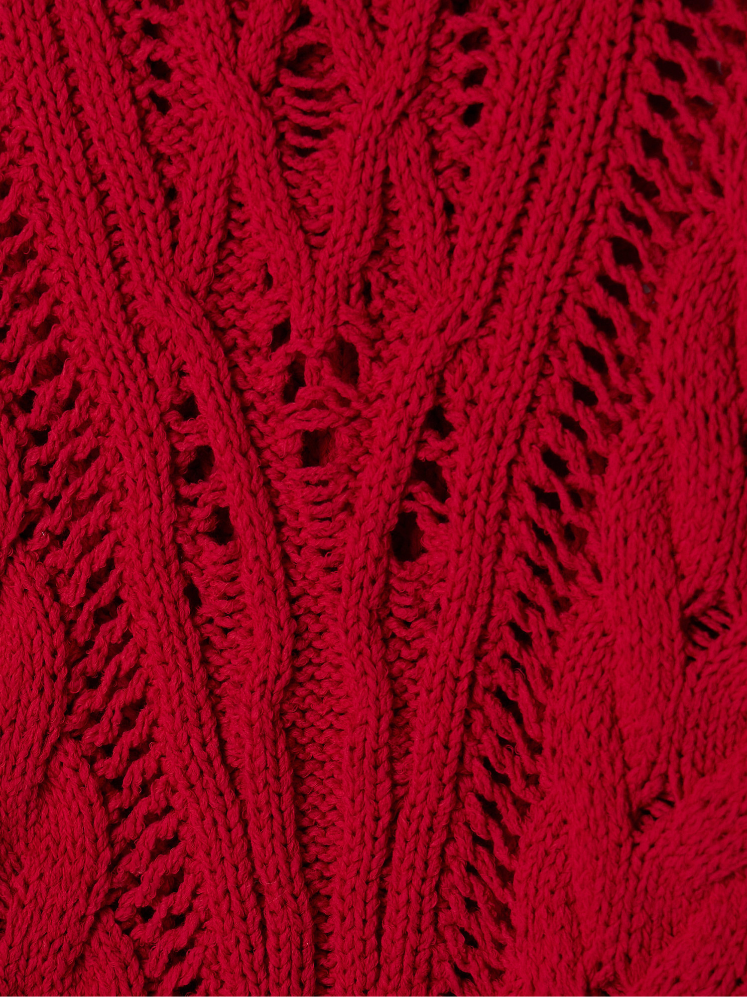 Isabel Marant Étoile Lenza Open-knit Cotton-blend Sweater In Red