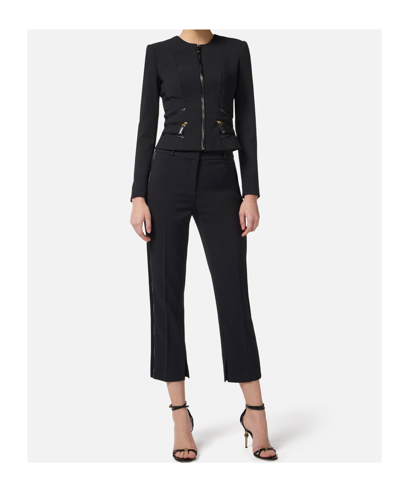 Elisabetta Franchi Jacket In Black