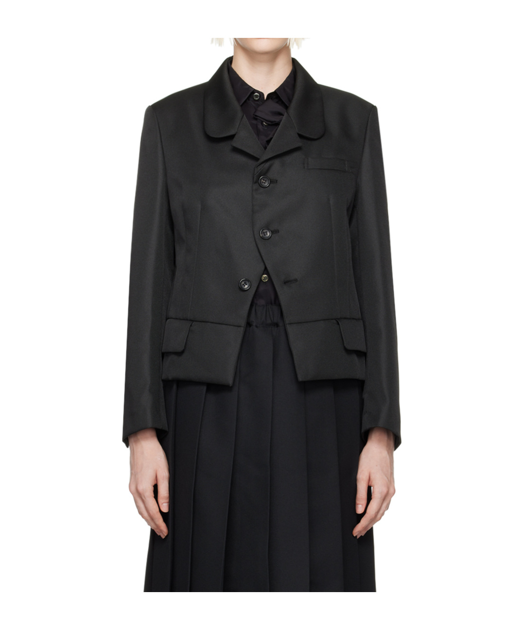 COMME DES GARÇONS NOTCHED LAPEL BLAZER 
