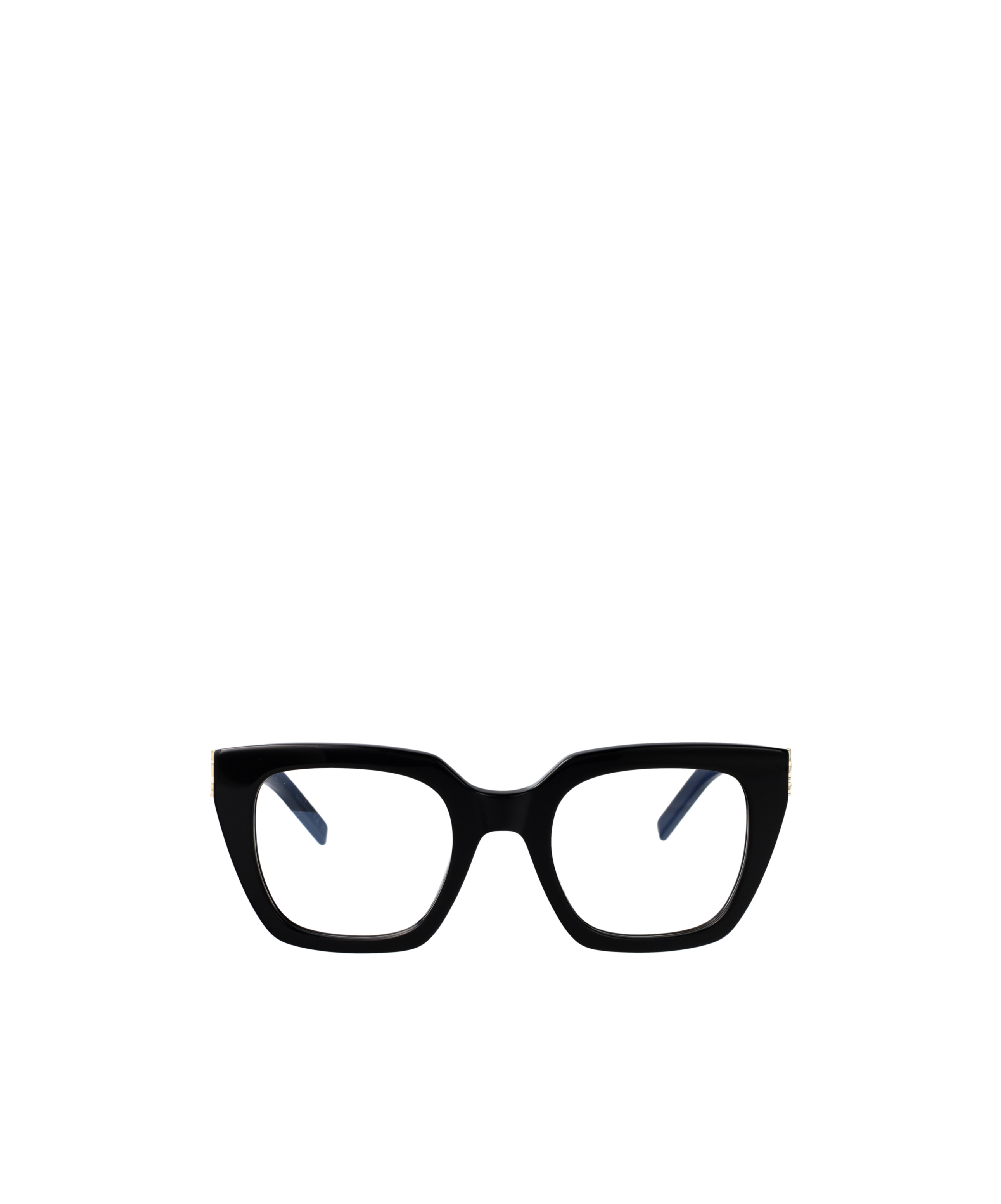 Saint Laurent Square Glasses In Black
