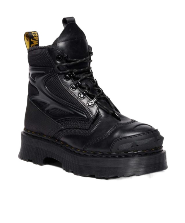 Dr. Martens' Exoshield Xx01 Steel Toe Leather Boots In Black