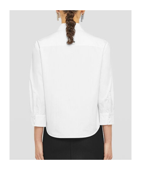 Jil Sander Classic Collar Cotton Shirt In White