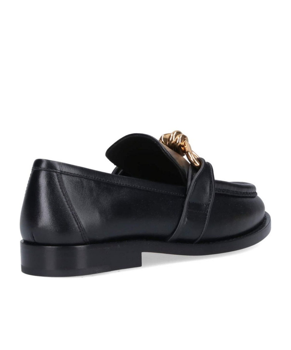 Bottega Veneta Astaire Embellished Leather Loafers In Black