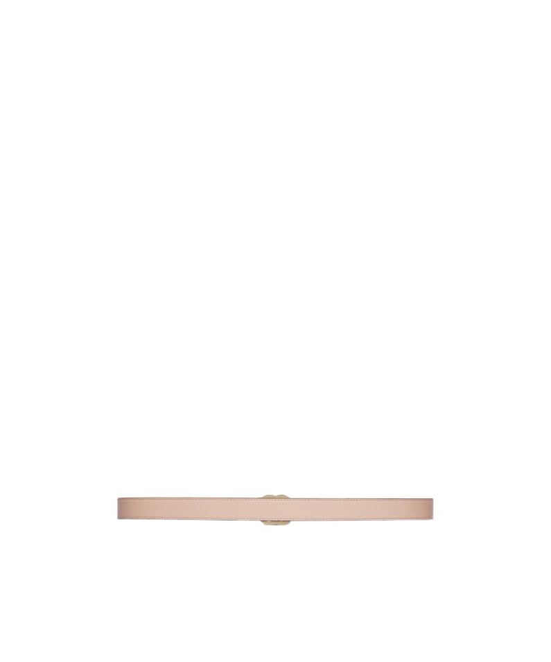 Gucci Gg Marmont Series Double-sided Narrow Belt In Brown