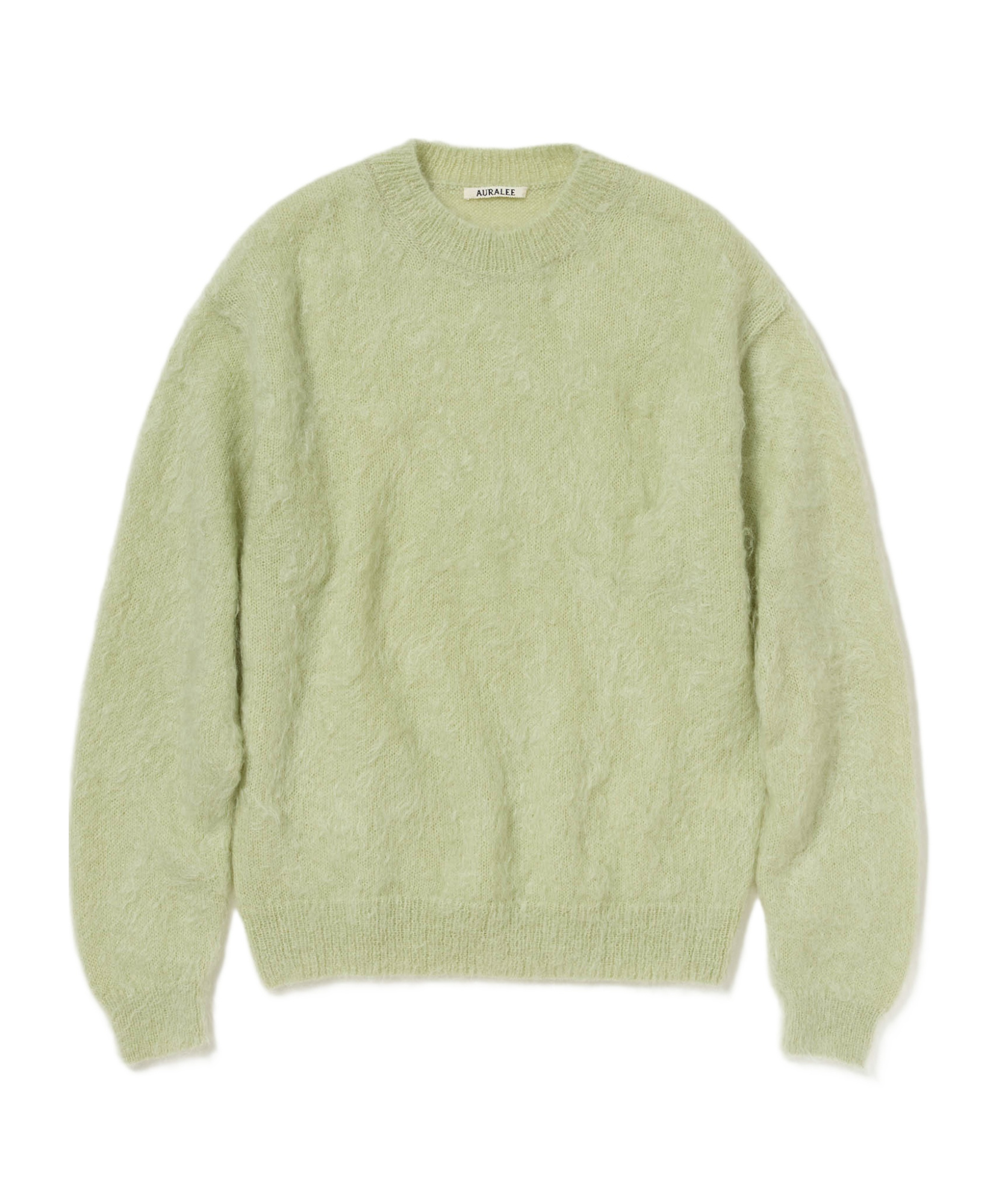 Auralee Crew-neck Sweater In Green