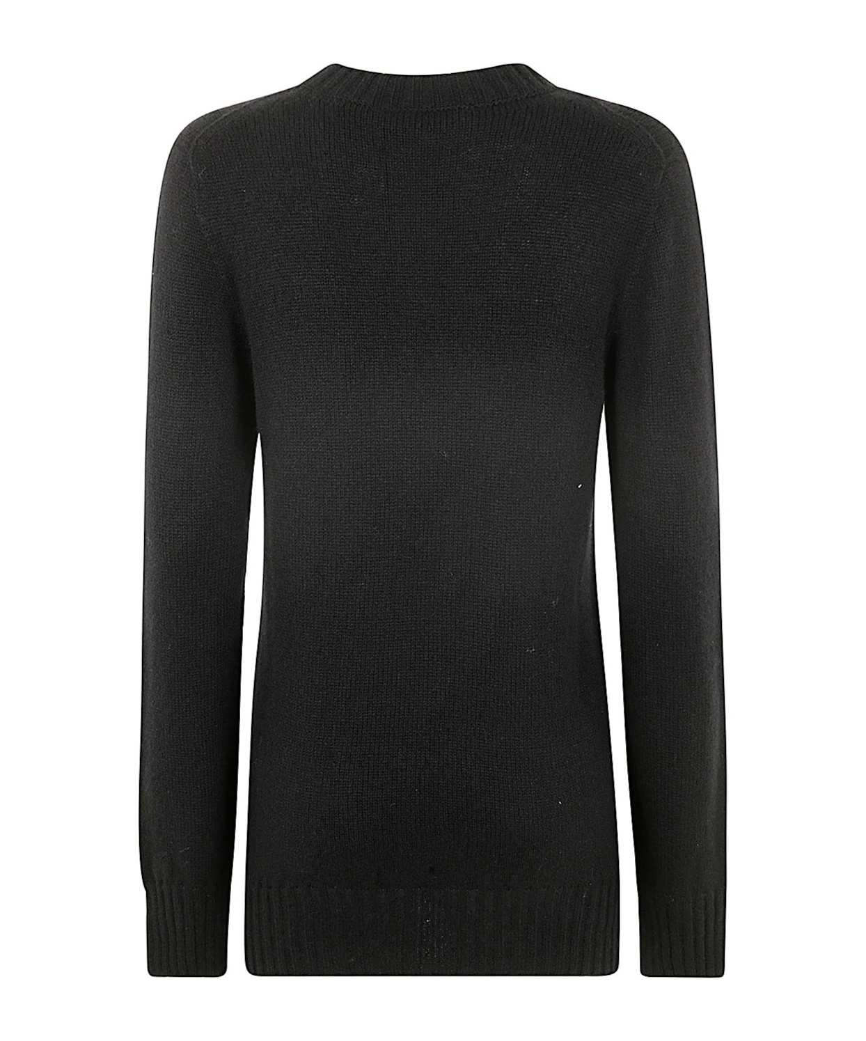Philosophy Di Lorenzo Serafini Wool And Cashmere Blend Knit Sweater In Black
