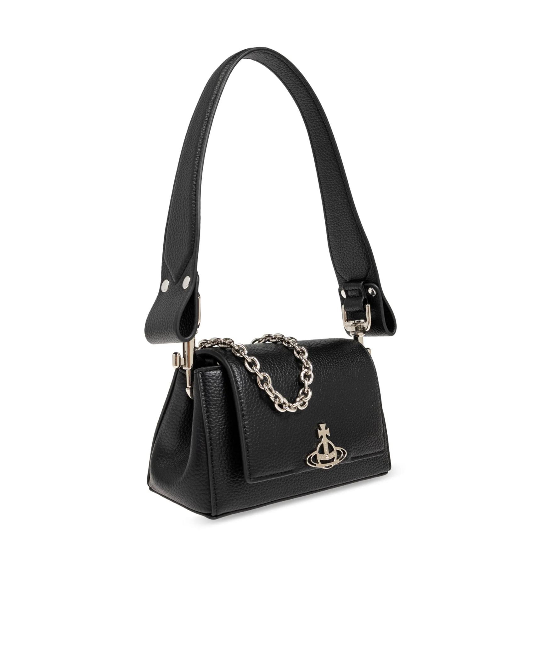 Vivienne Westwood Hazel Shoulder Bag In Black
