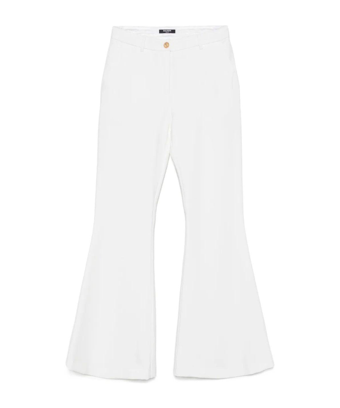 Balmain Flared Trousers In White