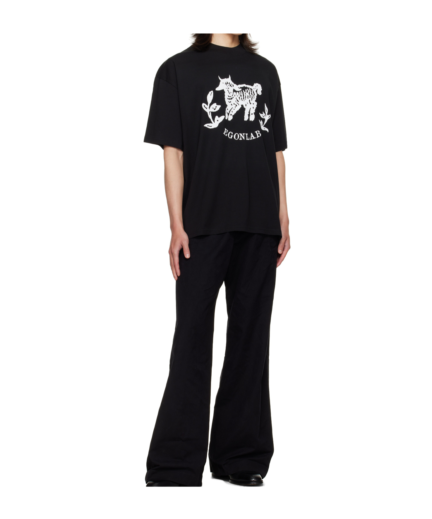 Egonlab Moutono T-shirt In Black