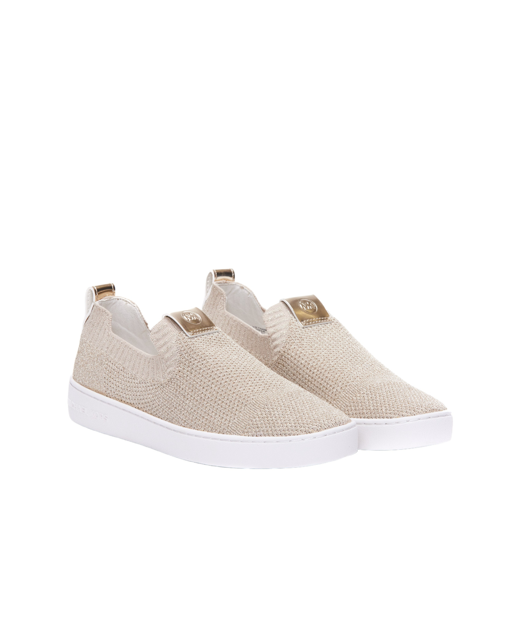 Michael Michael Kors Juno Slip On Sneakers In Nude