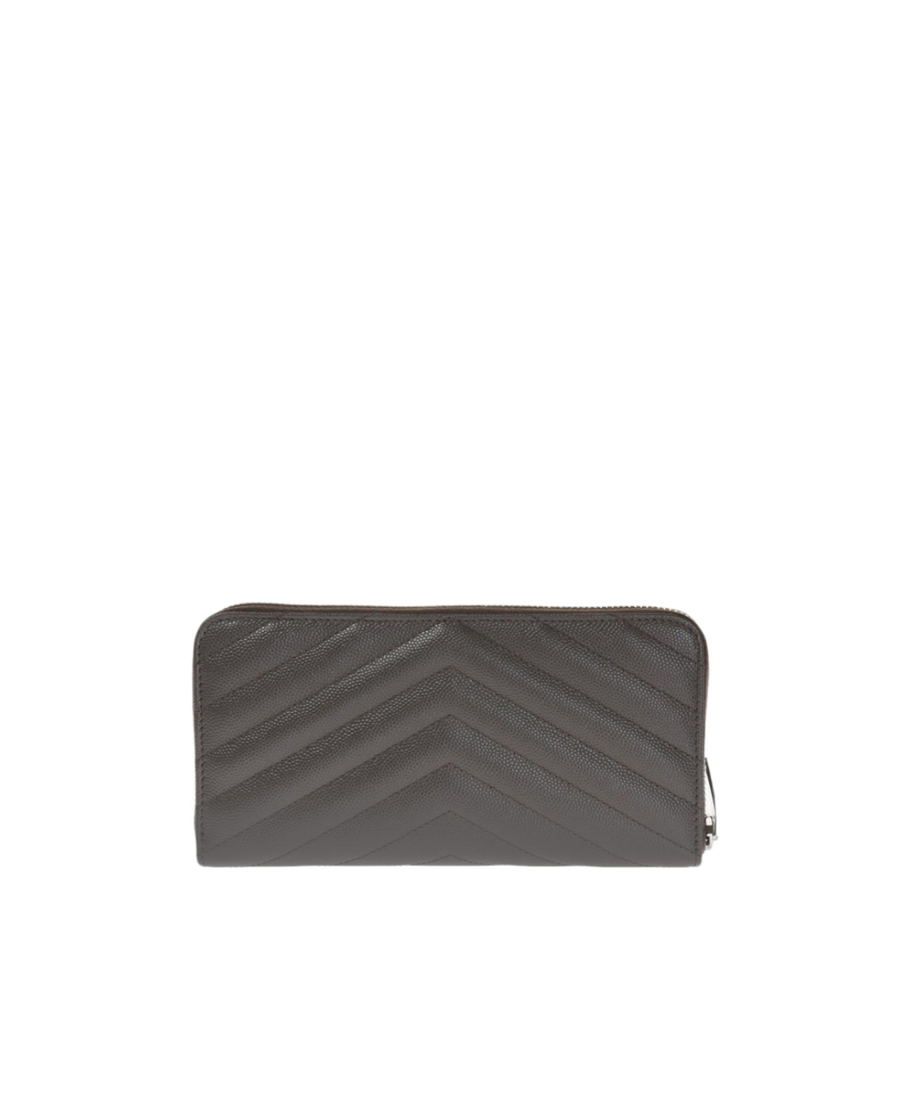 Saint Laurent Zipper Wallet In Black
