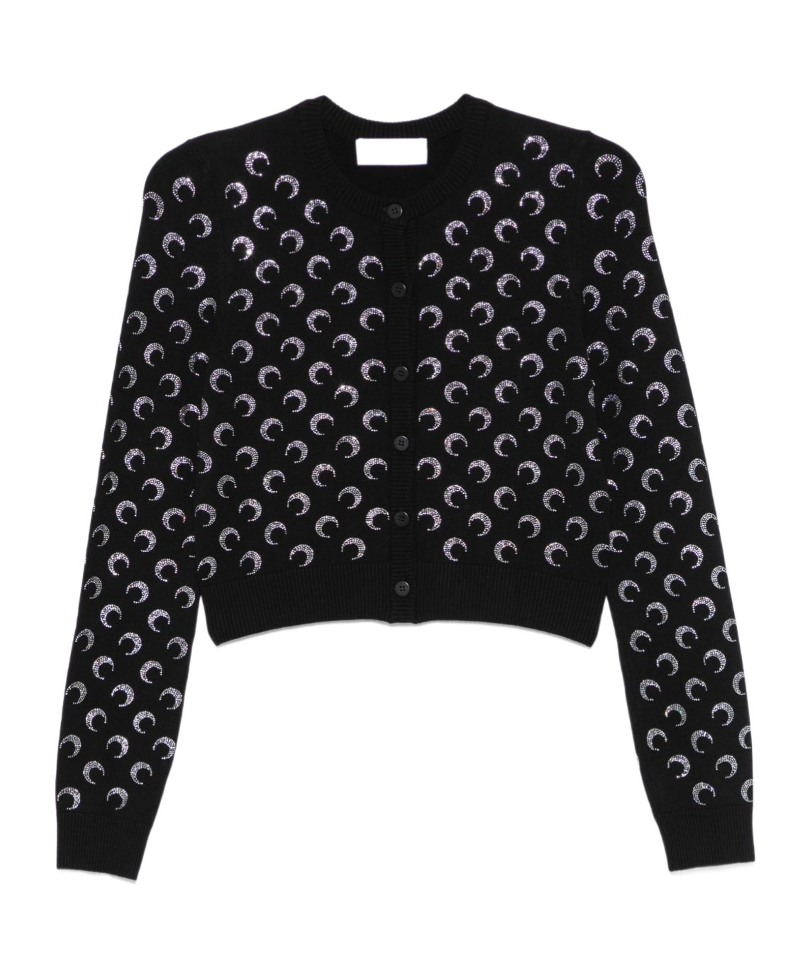Marine Serre Moon Jacquard Knit Cardigan