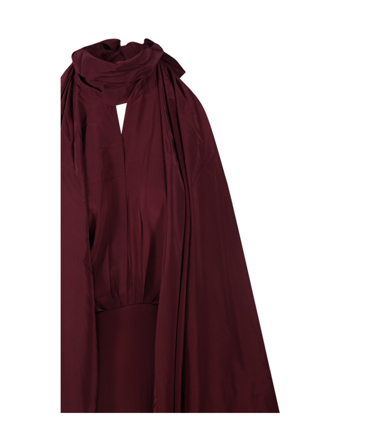 Johanna Ortiz Wine Parajes Lejanos Ankle Dress In Brown