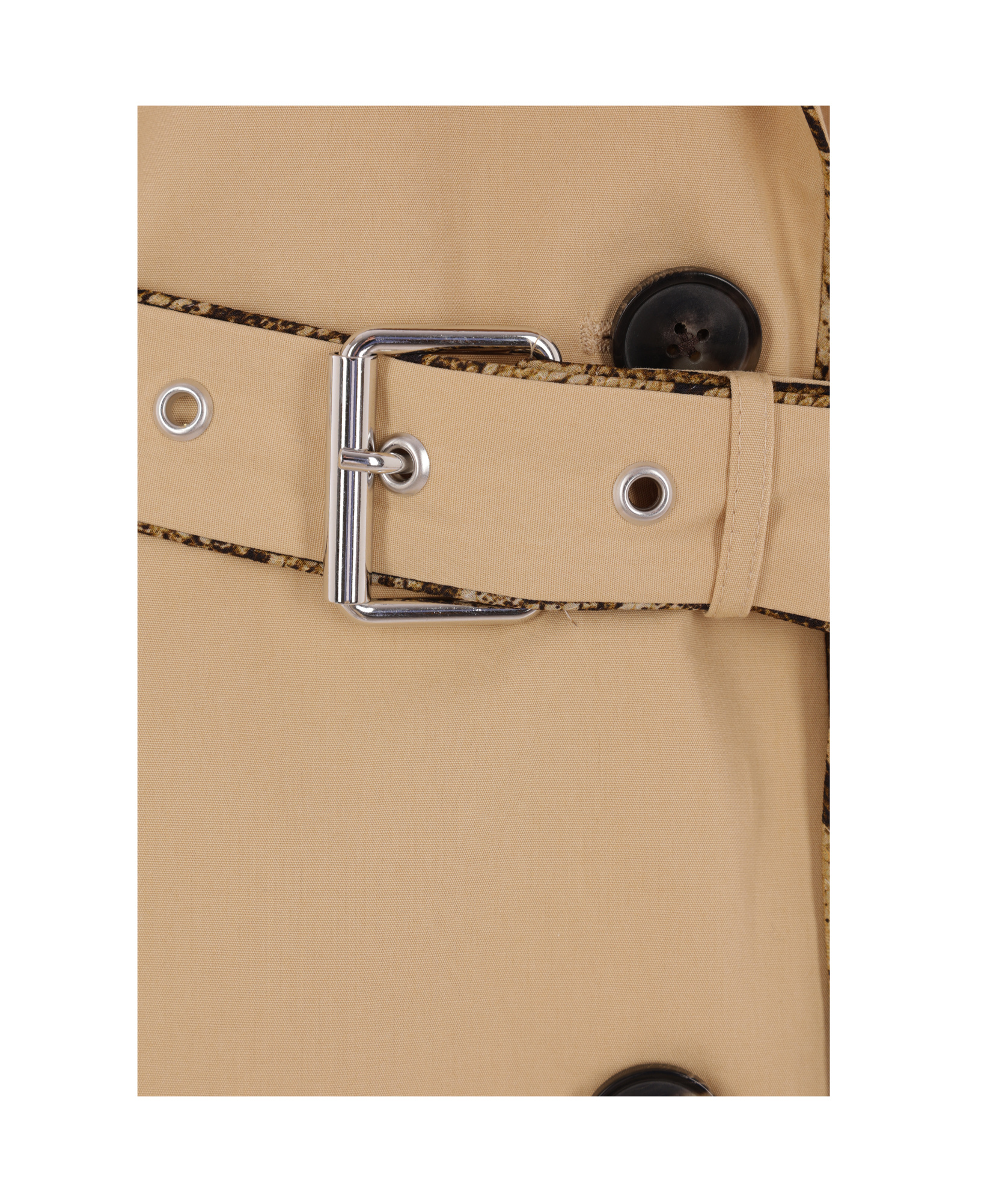 Dries Van Noten Risto Washed Cotton Poplin Trench Coat In Nude