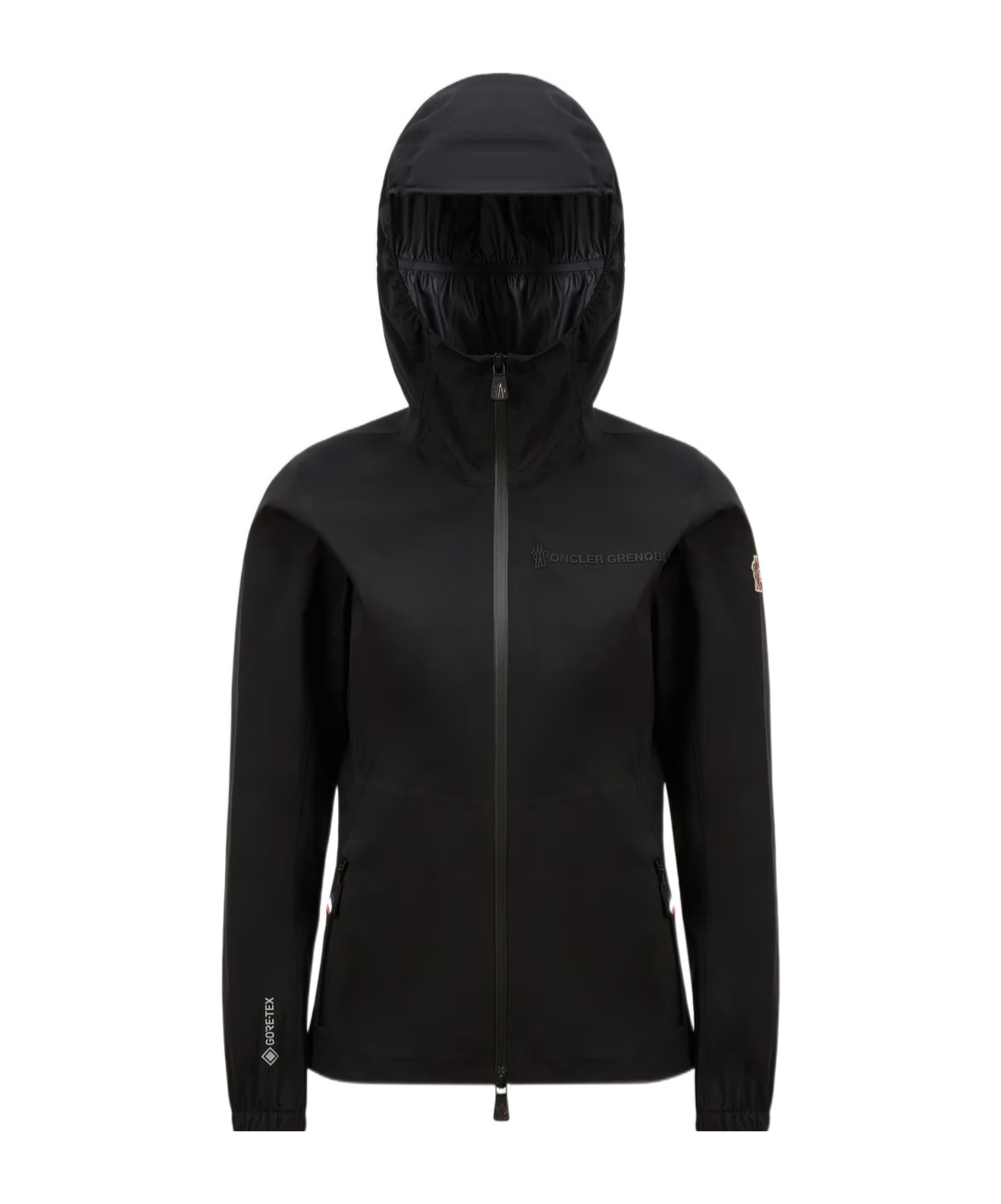 Moncler Veste À Capuche Imperméable Valles In Black