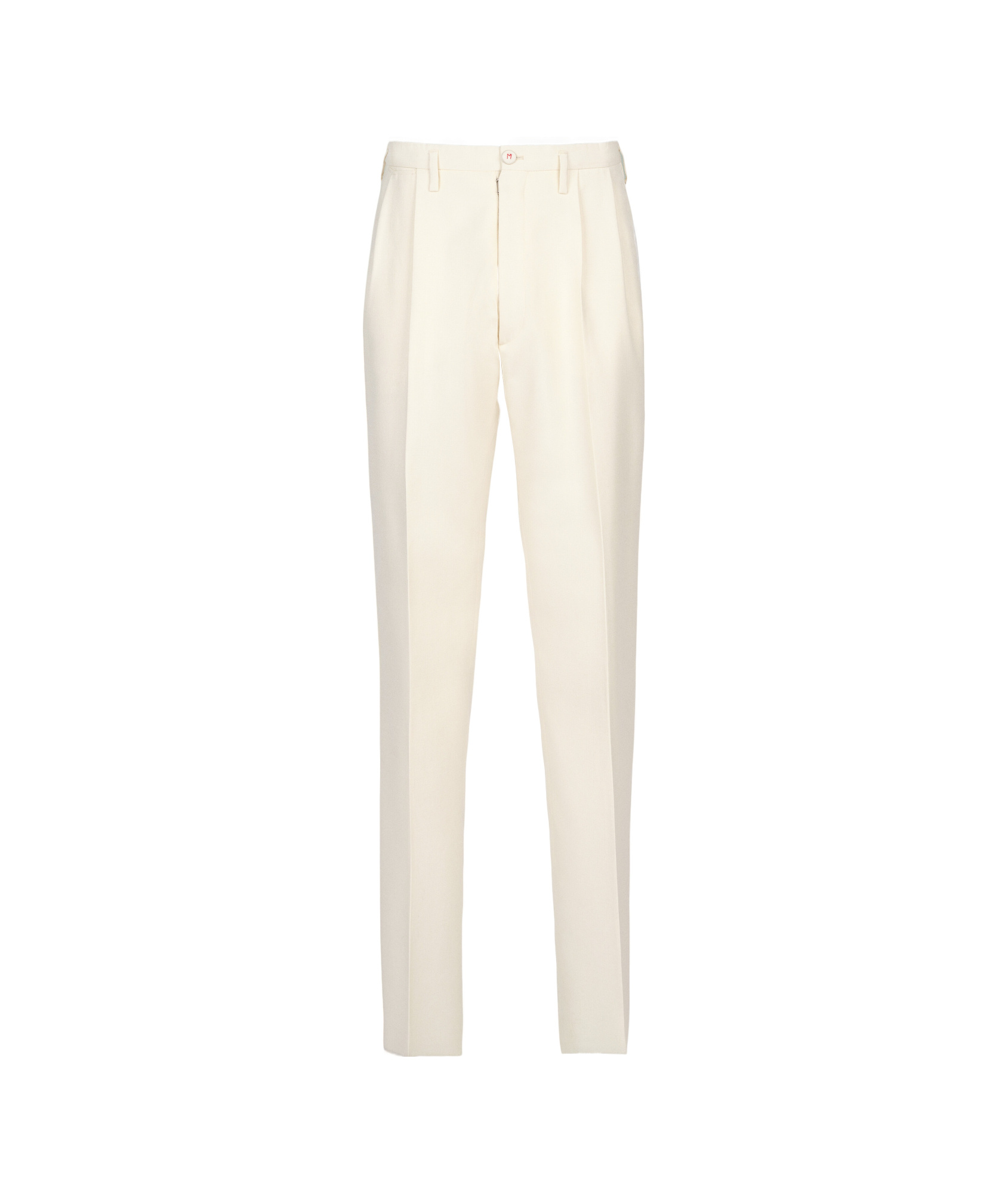 Maison Margiela Belt-loop Casual Pants In White