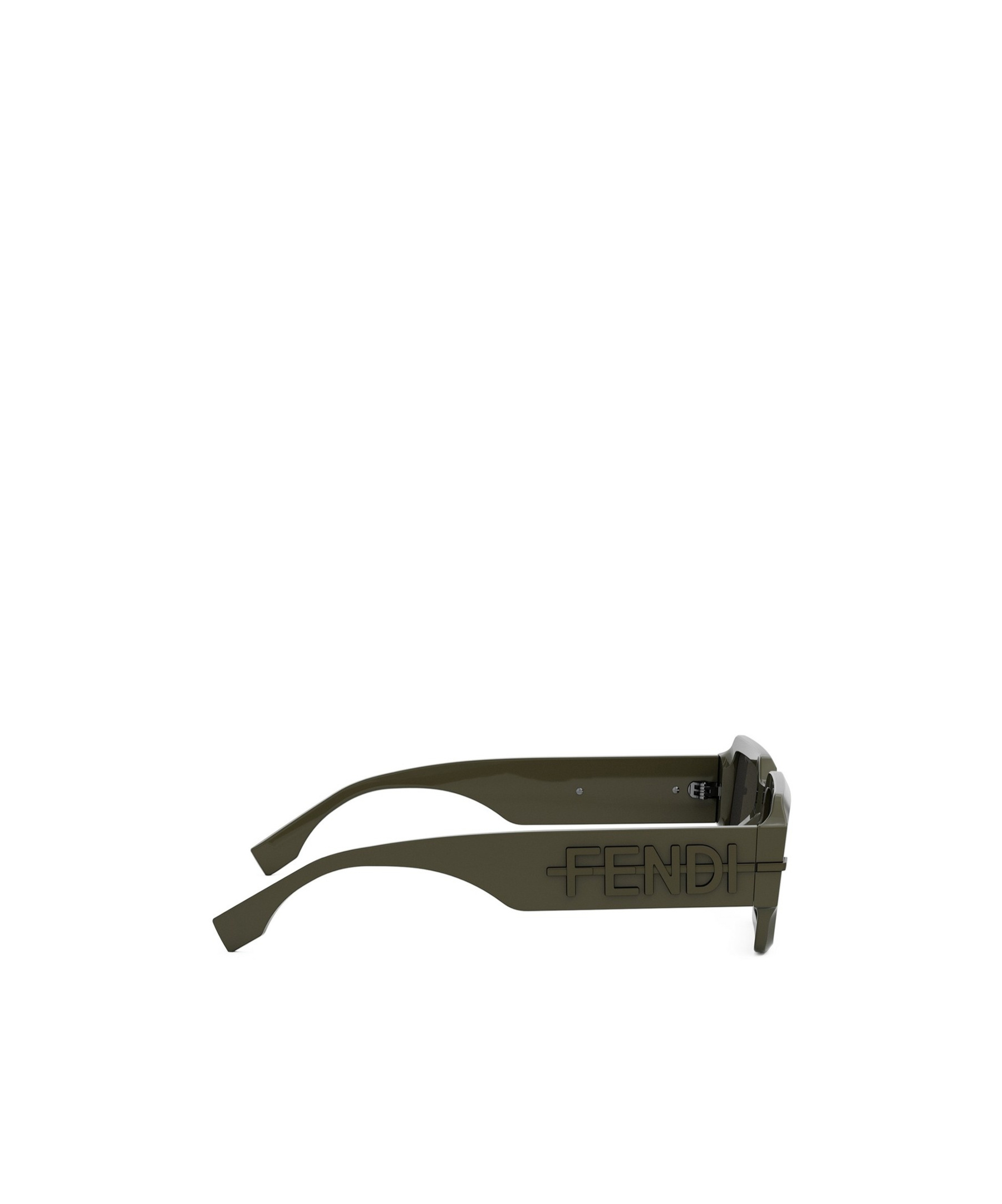 Fendi Fe40073u Graphy 96n Green Sunglasses In Gray