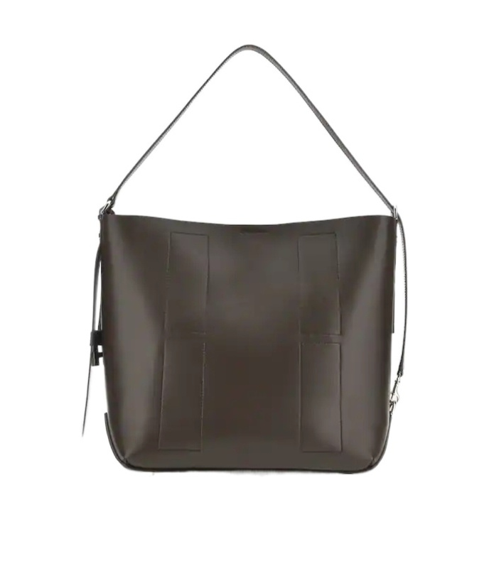 Hogan Hocket Medium Shoulder Bag In Brown