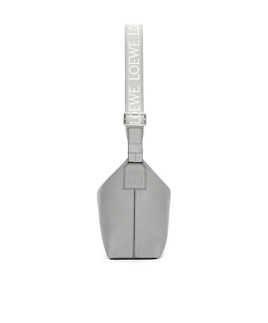Loewe Cubi Small Shoulder Bag In Gray