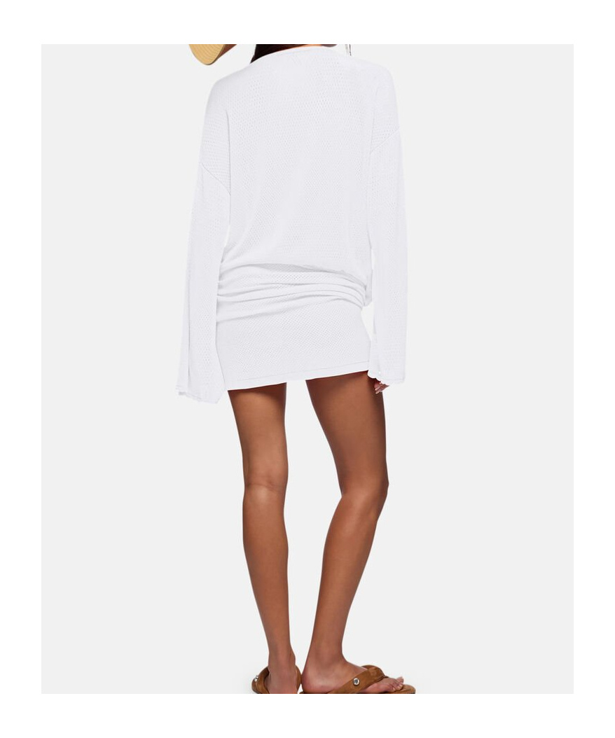 Attico The Dresses Gend - White Mini Dress White Main Material: 100% Viscose In White