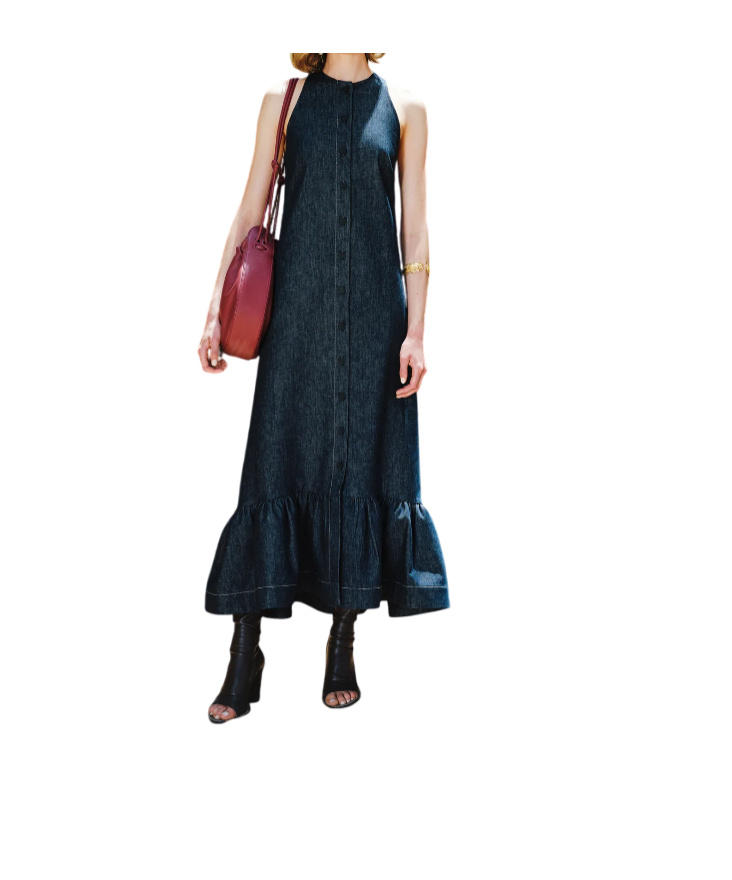 Zeusdione Daphne Sleeveless Midi Dress In Multi