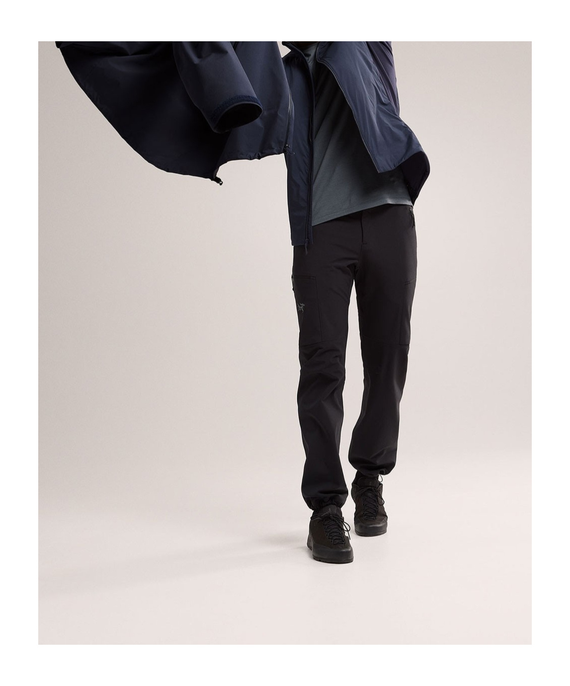 Arc'teryx Beta Ar Zippered Casual Jacket In Black