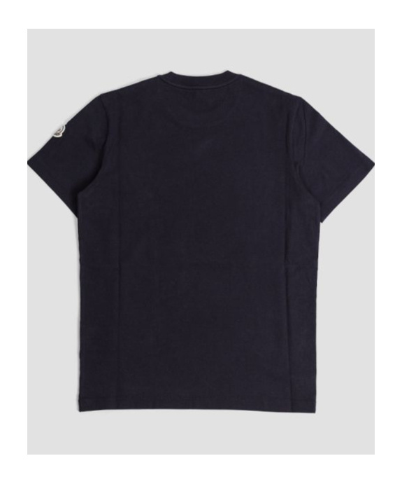Moncler Printed T-shirt In Blue