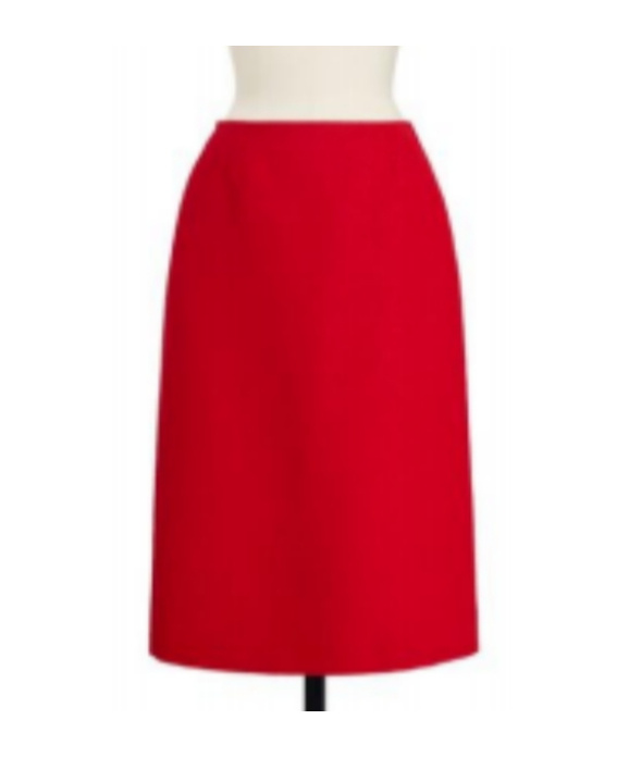 Dior A-line Skirt In Red