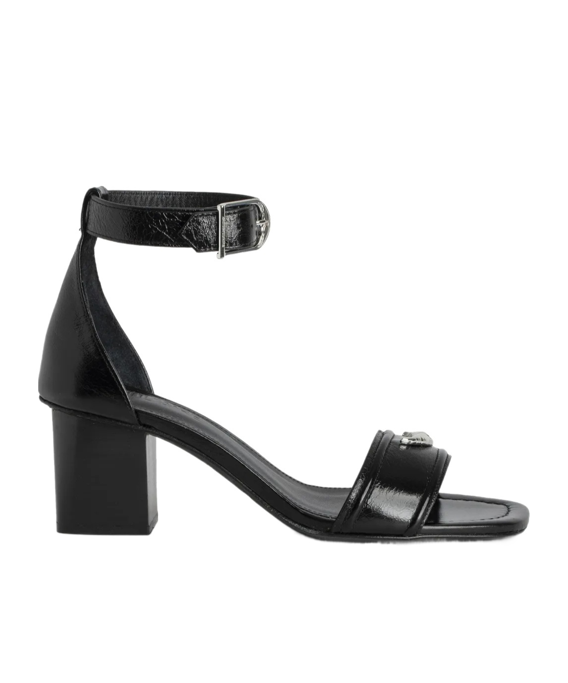 ZADIG & VOLTAIRE SQUARE TOE HIGH HEEL SANDALS