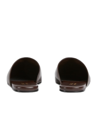 Gucci Men's Mule With Horsebit In Brown