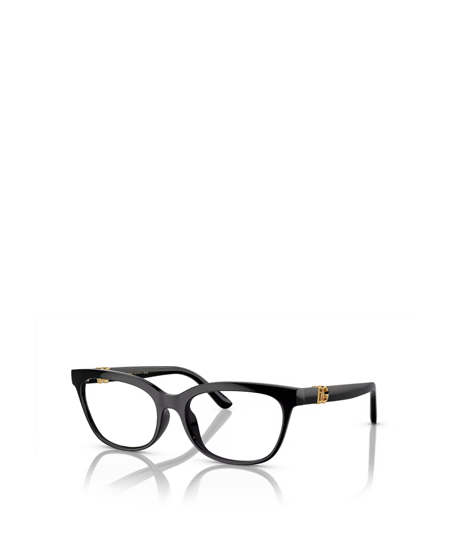 Dolce & Gabbana Dolce Gabbana Eyewear Square Frame Glasses In Black