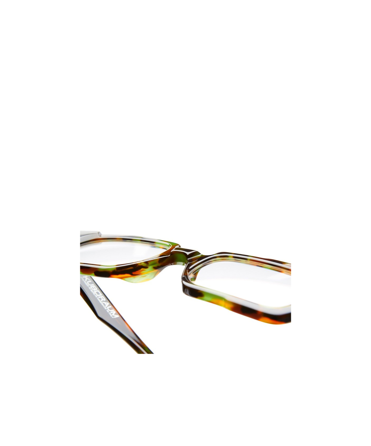 Kuboraum Square-frame Optical Glasses In Brown