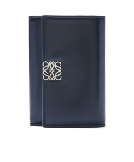 Loewe Three-fold Wallet In Black