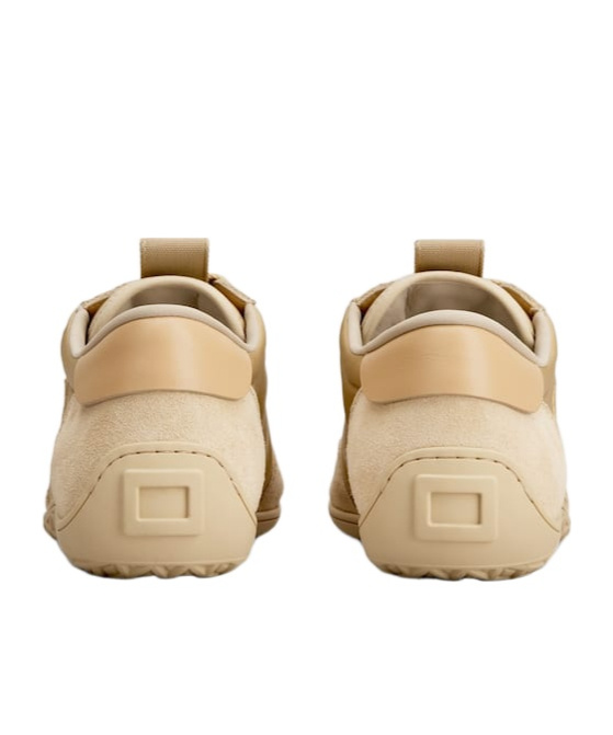Roger Vivier Viv Low Leather-trimmed Satin Sneakers In Neutral