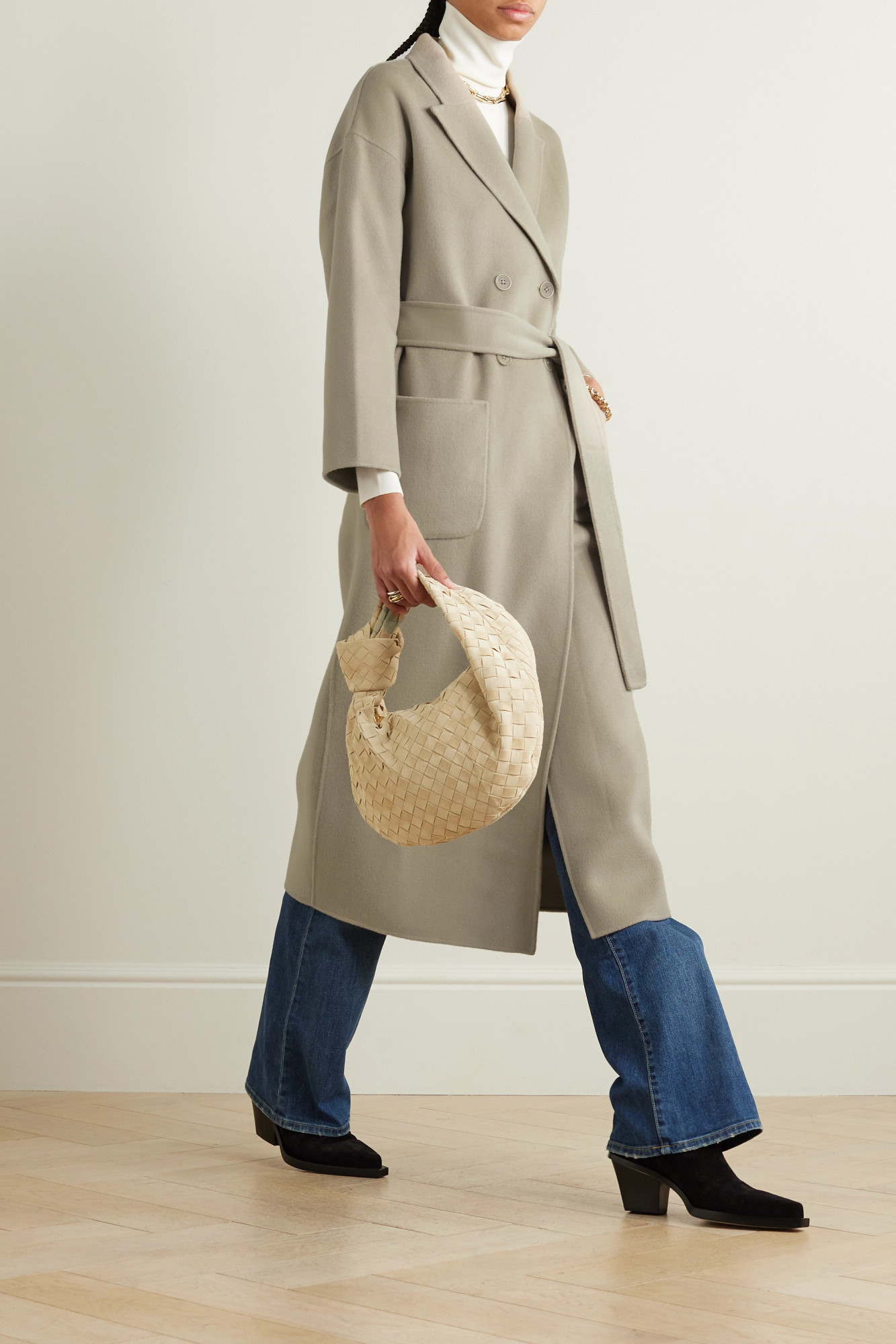 ANINE BING DOUBLE-BREASTED COAT 
