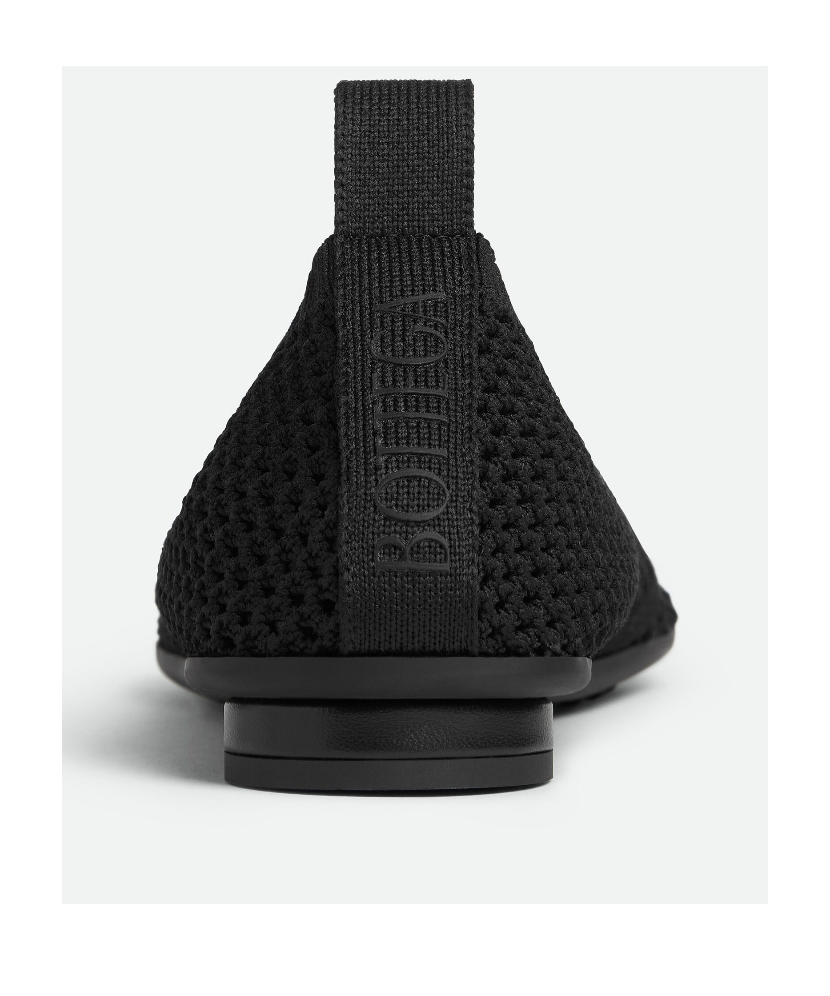 Bottega Veneta Elegant And Versatile Black Knit Sandals For Women In Black
