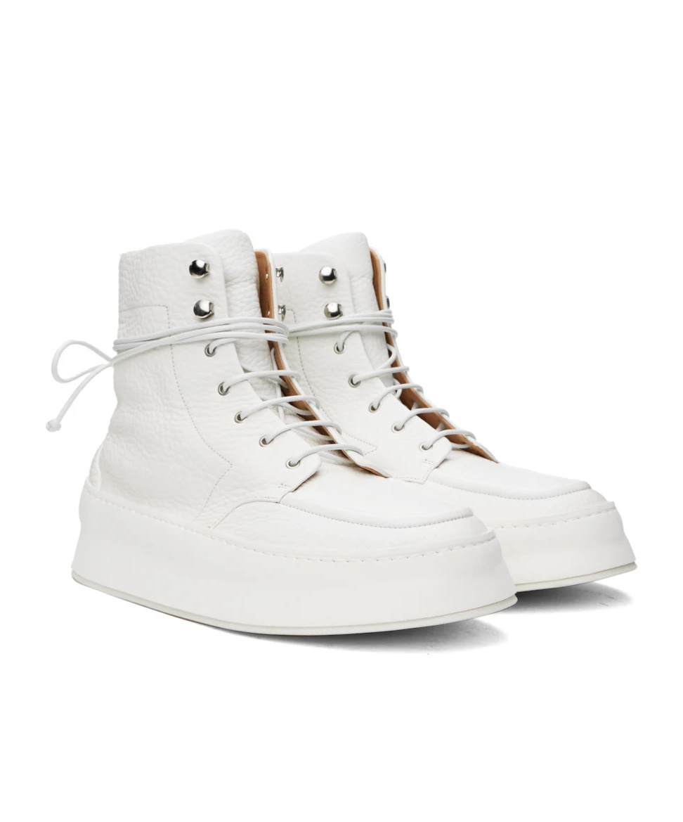 Marsèll Wrap Strap Boots In White