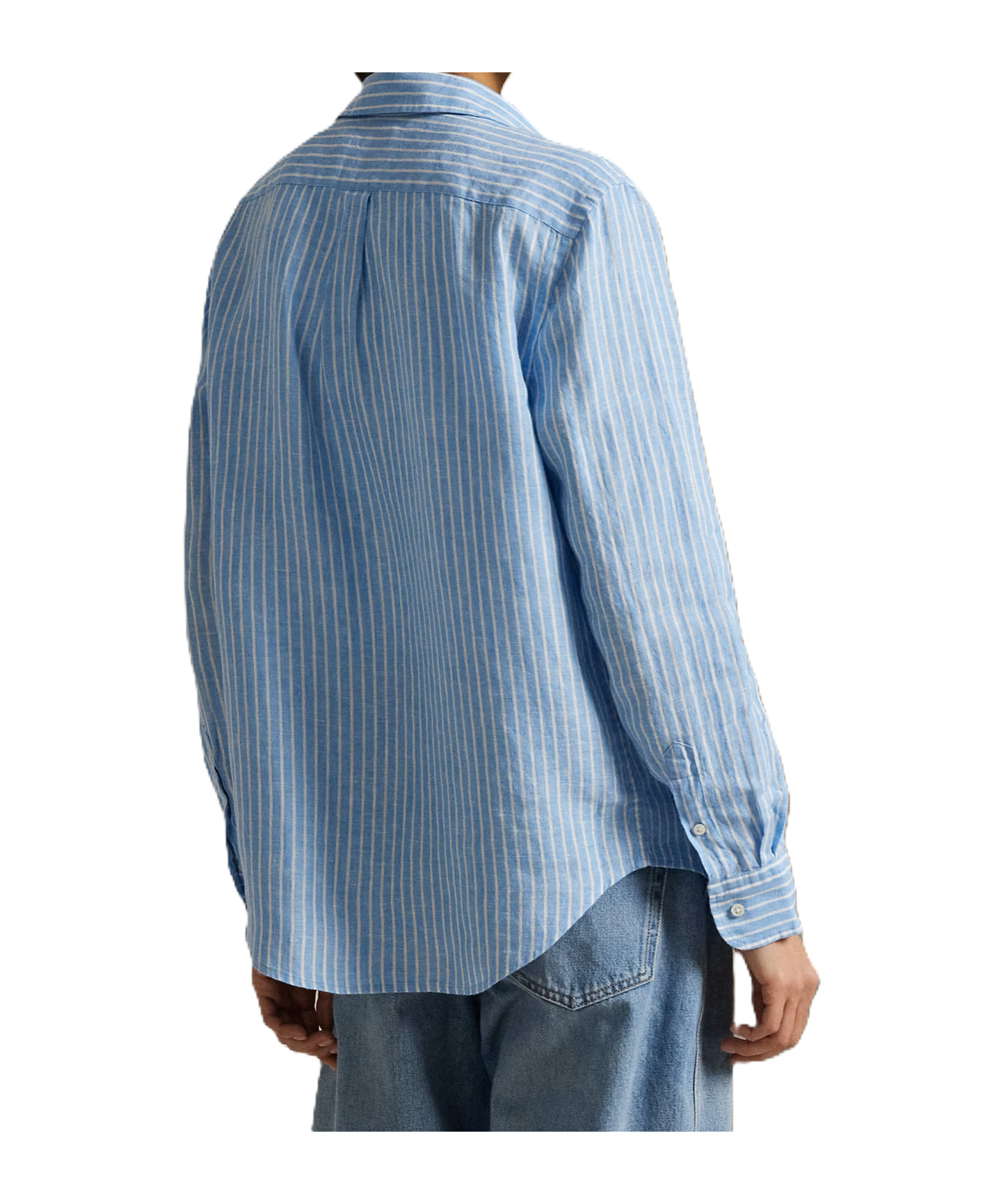 Polo Ralph Lauren Classic Fit Striped Shirt In Blue