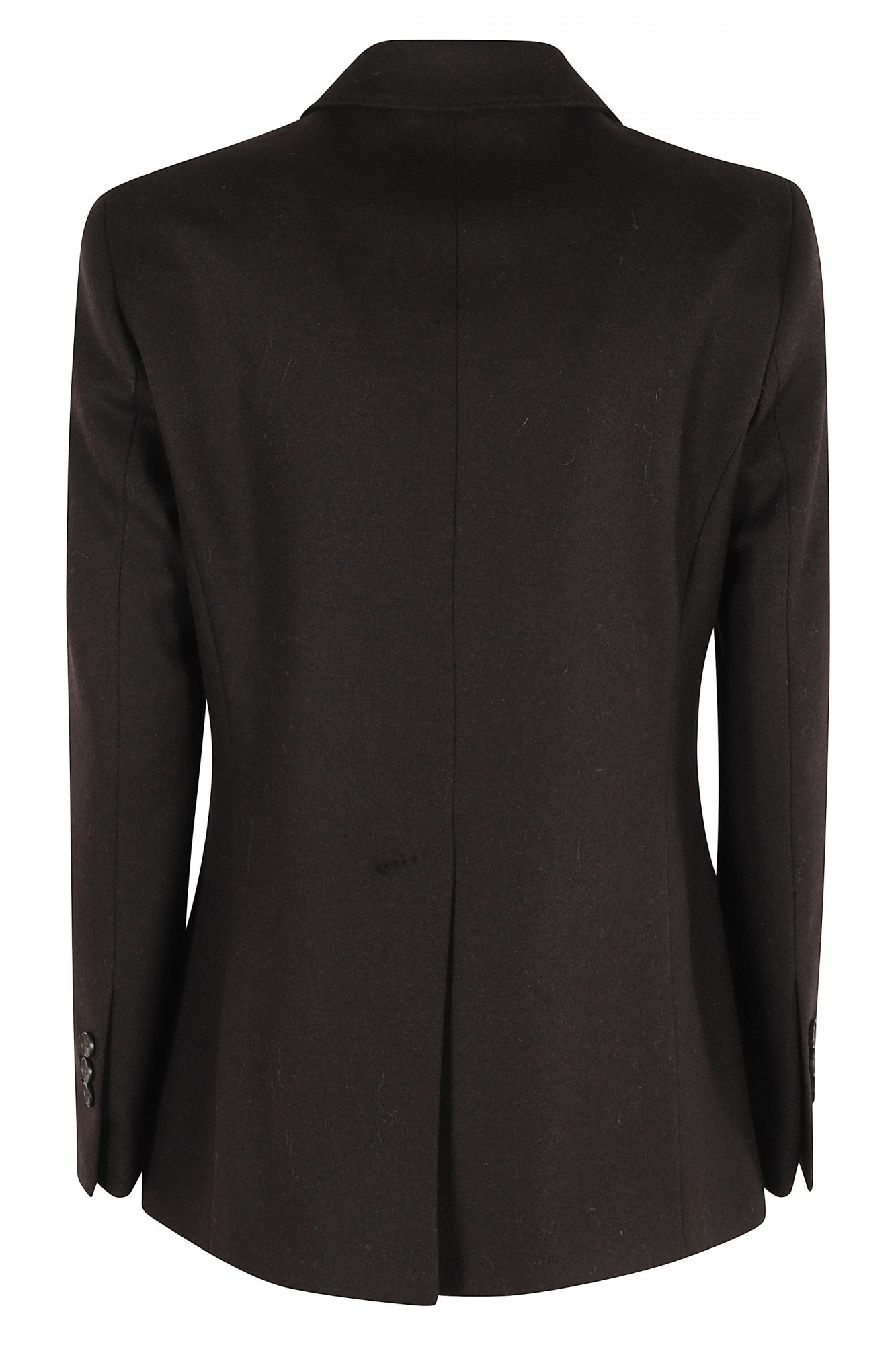 Seventy Double-breasted Wool Blazer In Brown