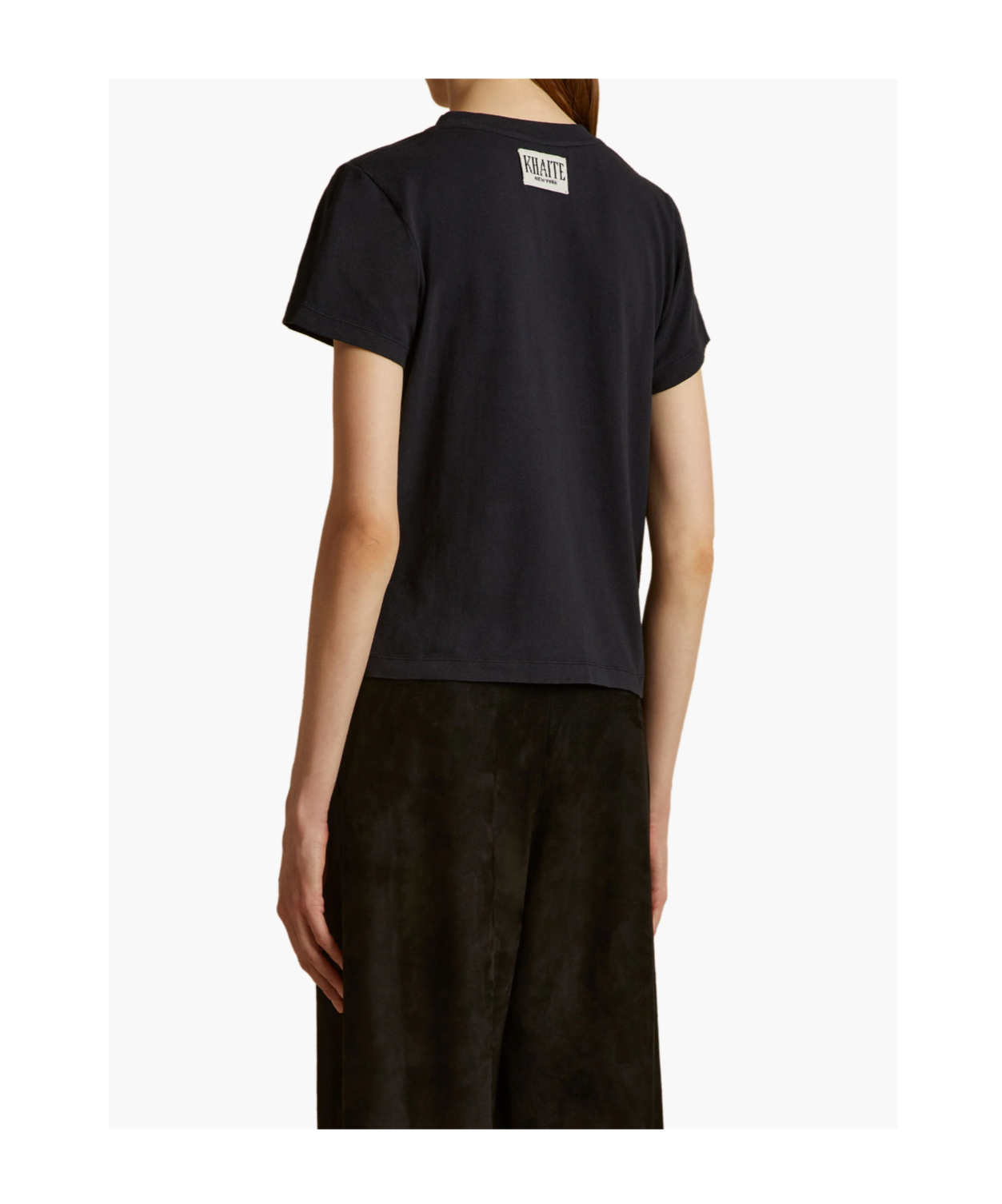 Khaite The Emmylou Crewneck T-shirt In Black