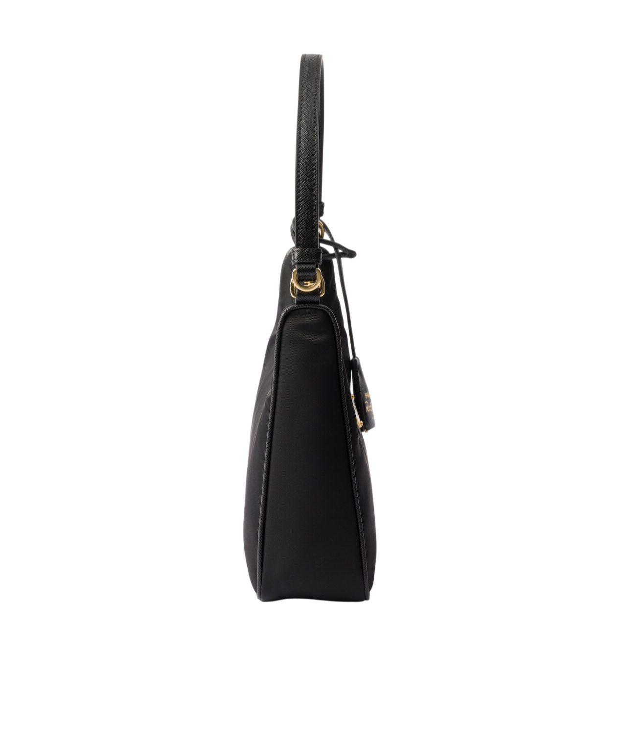 Prada Mini Bag Re-edition 2005 In Re-nylon And Saffiano In Black