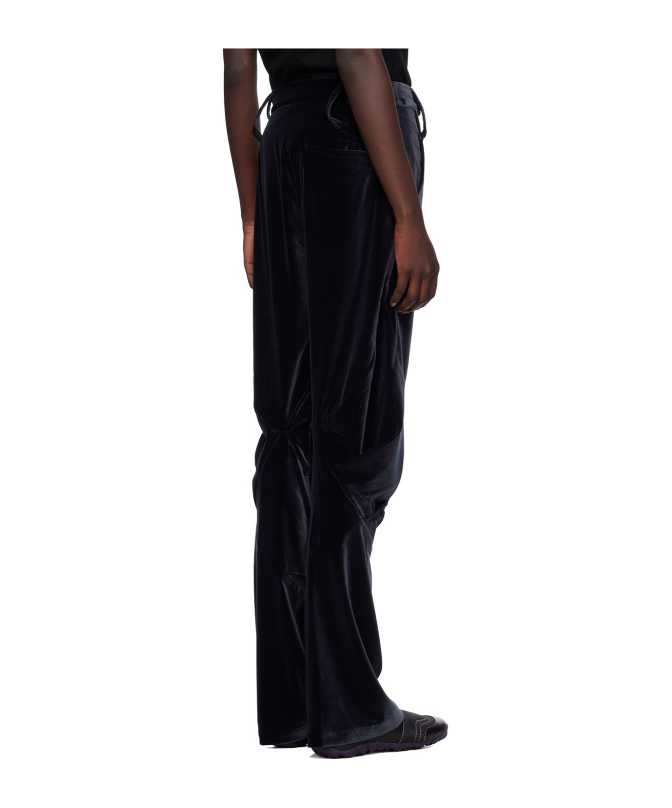Kiko Kostadinov Shikari Trousers Graphite In Black