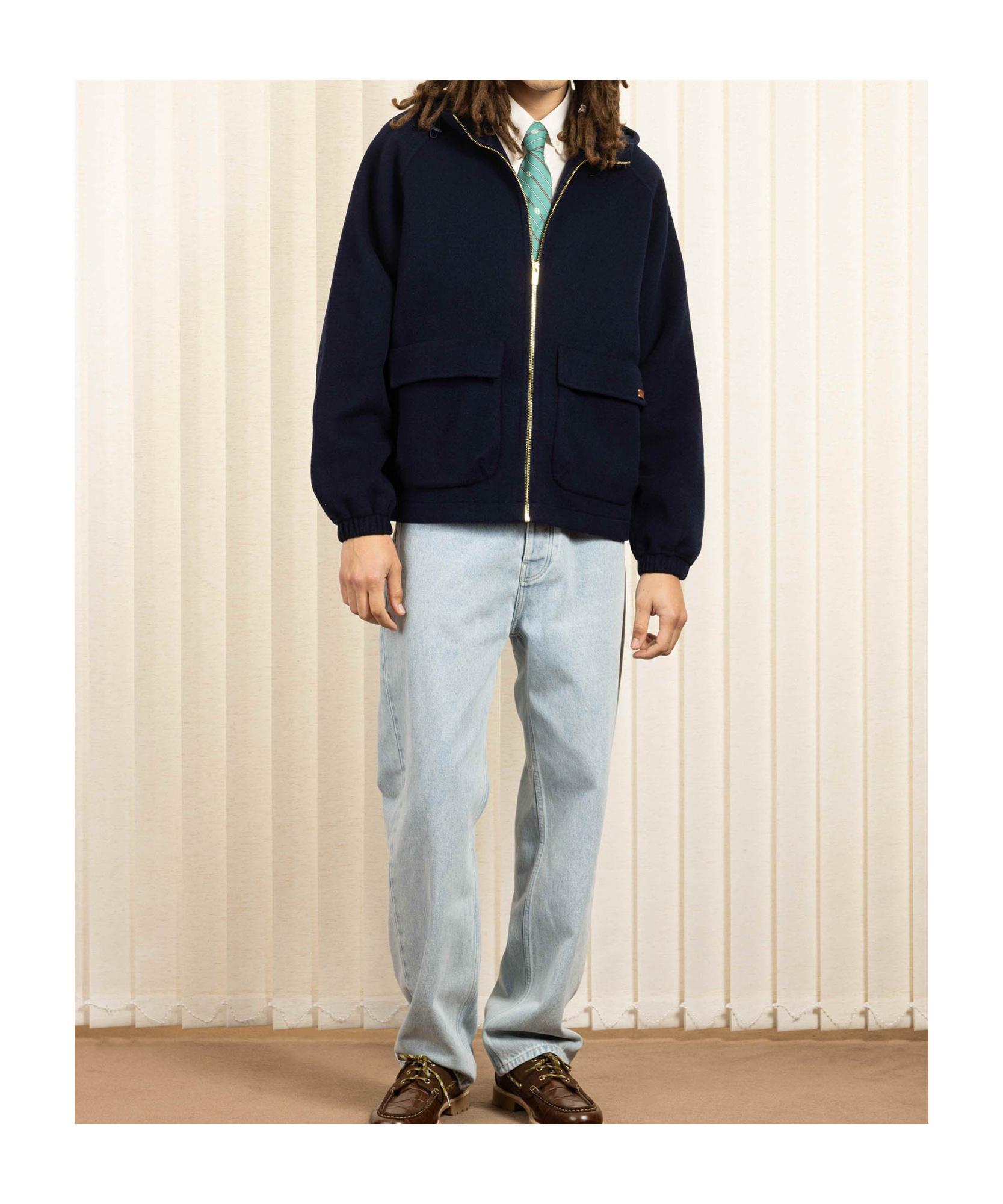 Drôle De Monsieur Hooded Jacket In Black