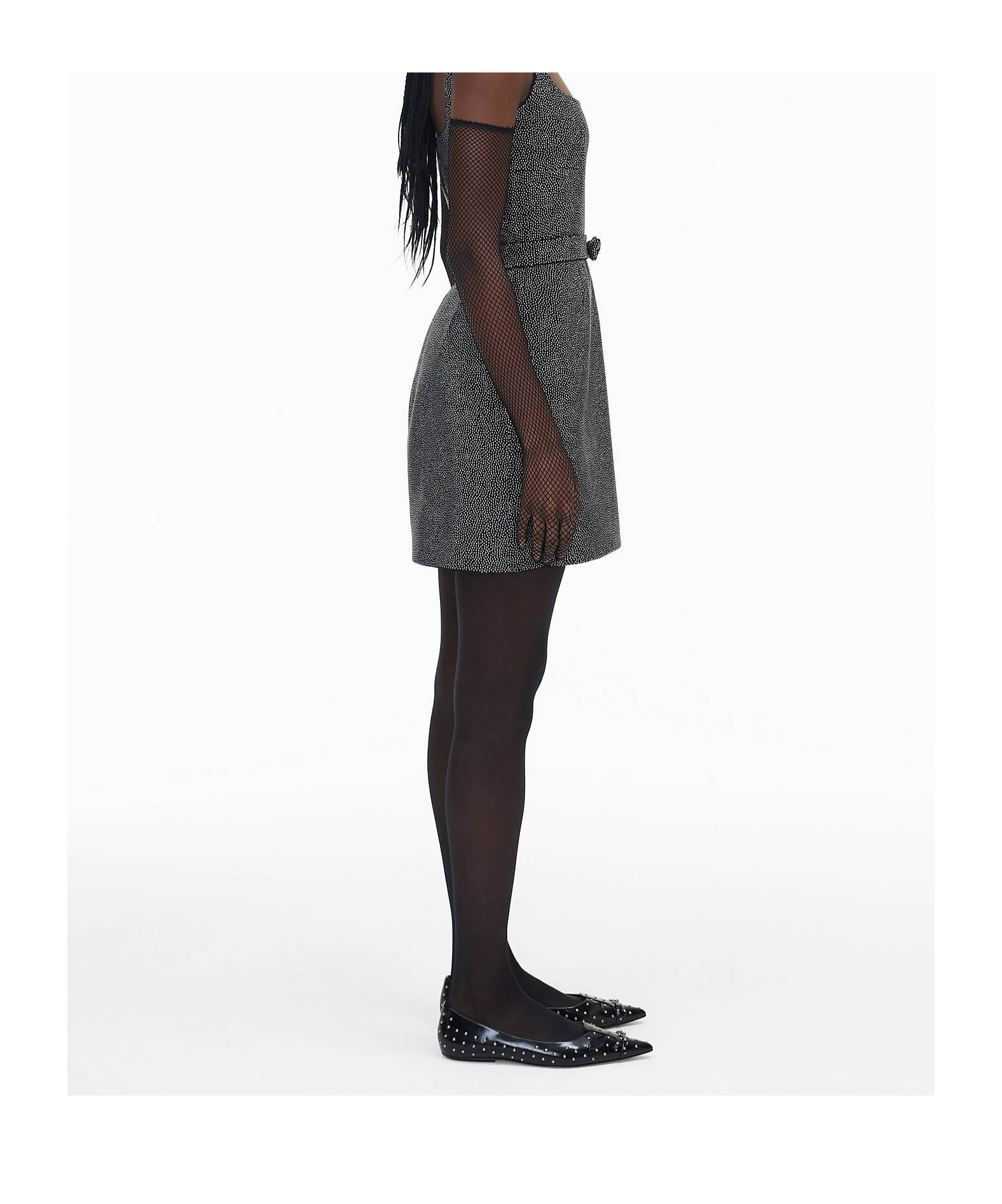 Marc Jacobs 'the Studs Kat' Bow Ballet Flats